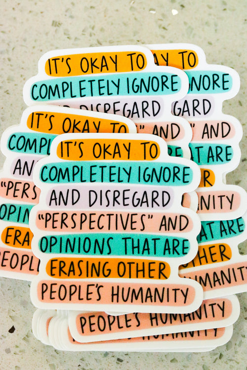 It's Okay to Completely Ignore